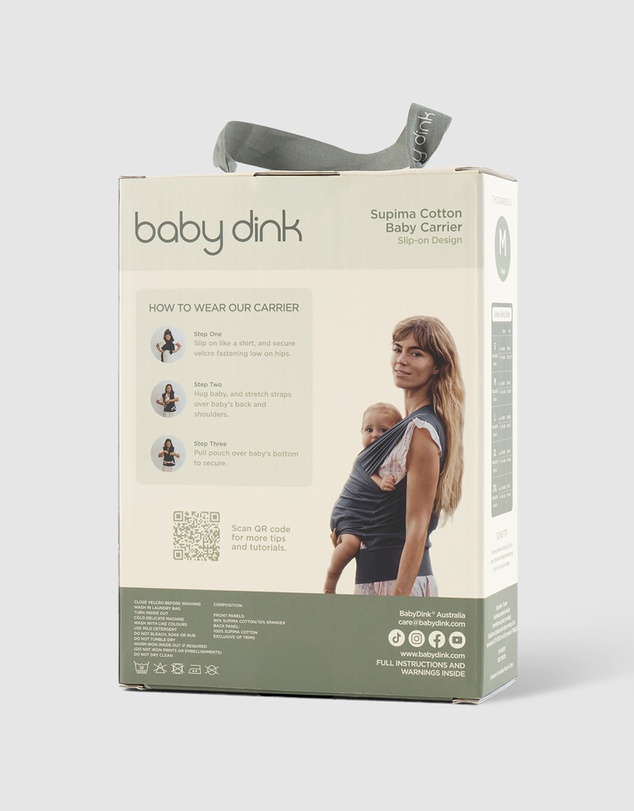 BabyDink - Baby Dink Baby Carrier in Sage