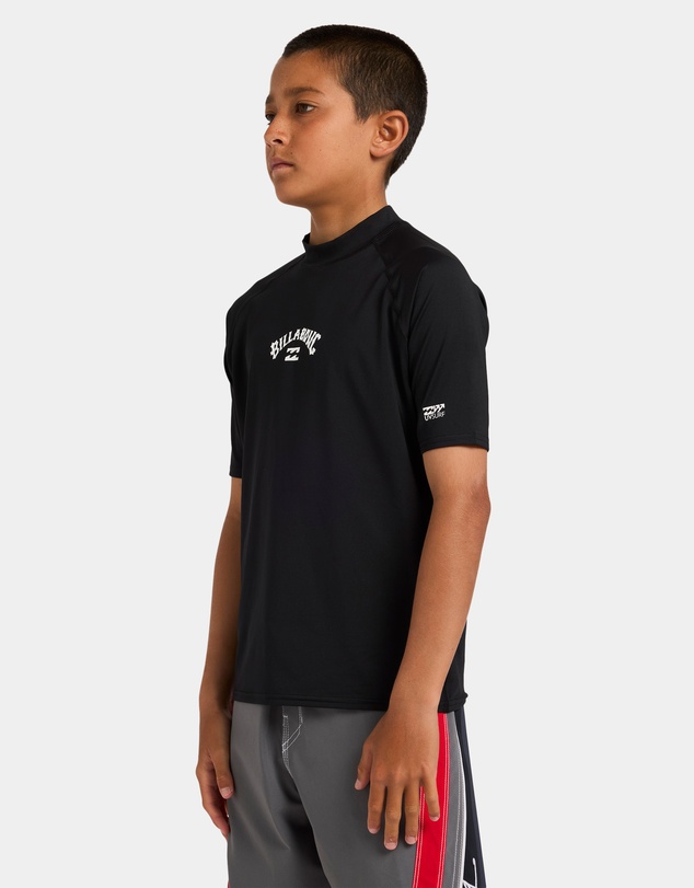 Billabong Kids - Boys 8 to 16 Boys All Day Arch Regular Fit Short Sleeve Rashguard