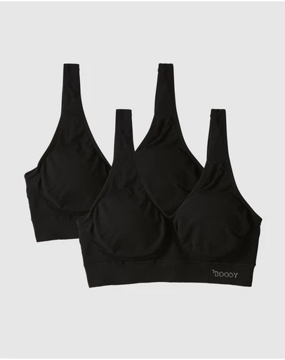 Boody - 2-Pack Padded Shaper Crop Bra