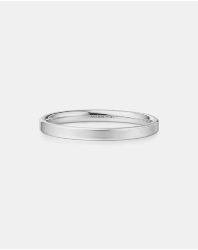 Ania Haie - Silver Smooth Band 2mm