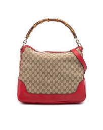 Pre-Loved by Azura Reborn - Pre-Loved GG Canvas Bamboo Diana Satchel