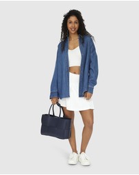 Belle & Bloom - Into Him Oversized Denim Shirt