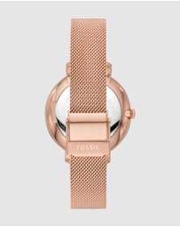Fossil - Jacqueline Rose Gold Tone Analogue Watch