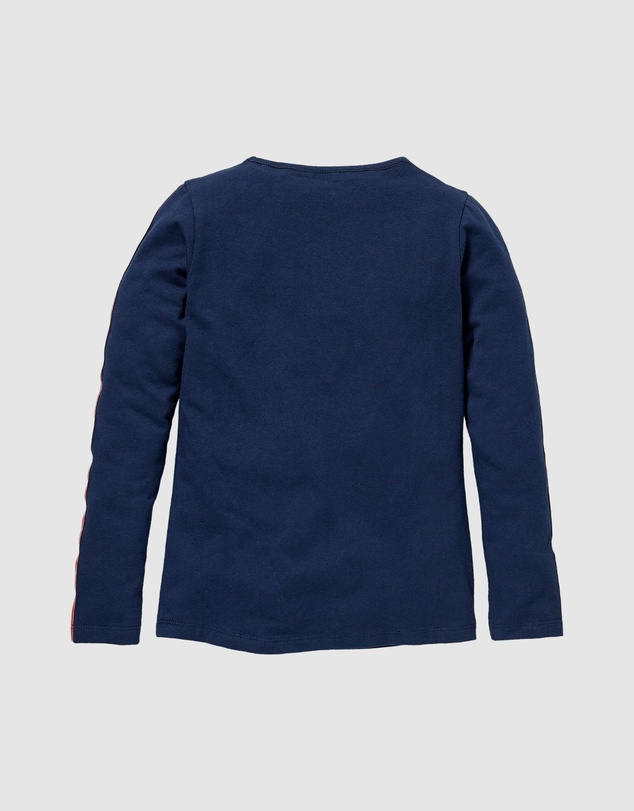 Quapi - Kassie Long Sleeve Contrast Tape T-Shirt - Kids-Teens