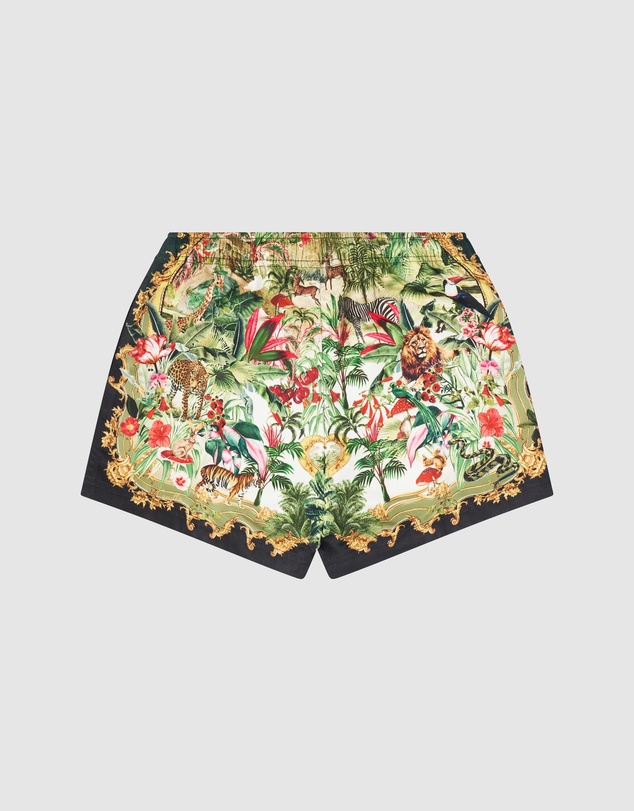 Camilla - Mid Length Boardshorts With Elastic Waist