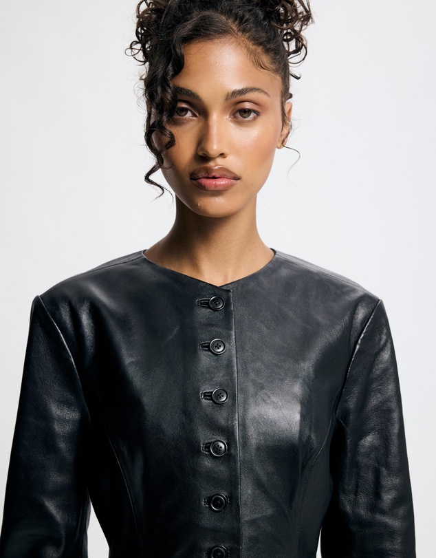 Lover - Rhodes 100% Leather Blazer