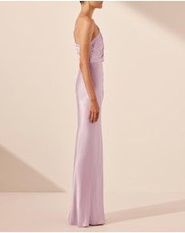 Shona Joy - La Lune Asymmetrical Gathered Maxi Dress