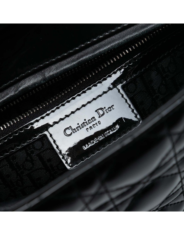 Pre-Loved by Azura Reborn - Pre-Loved Large Patent Cannage Lady Dior