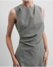 Country Road - Gingham Midi Dress