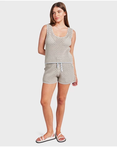Academy Brand - Farrah Crochet Short