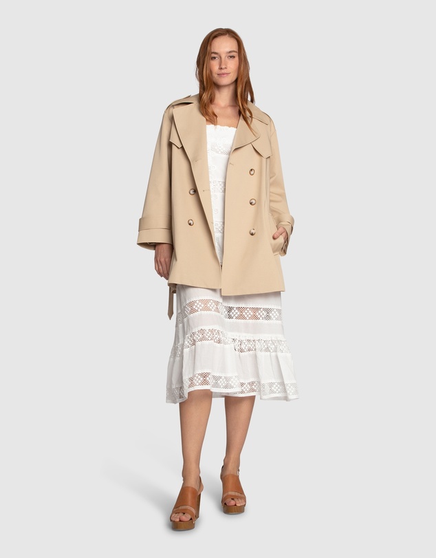 Belle & Bloom - Whispers of Verona Trench Coat