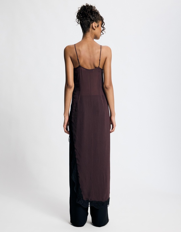 Lover - Anya Lace Trim Sheer Tunic