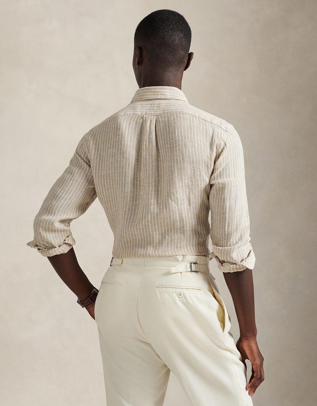 Polo Ralph Lauren - Custom Fit Striped Linen Shirt