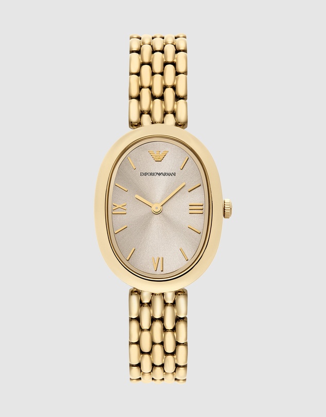 Emporio Armani - Gold Tone Analogue Watch