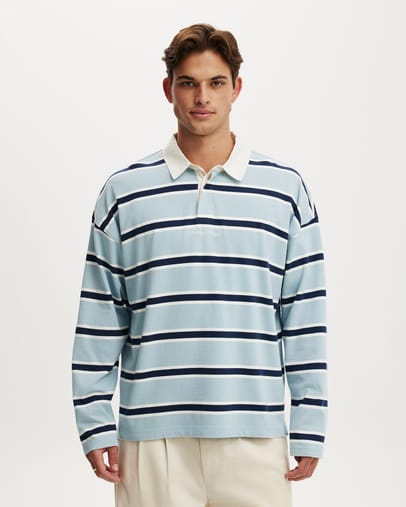 SKY BLUE BOLD STRIPE