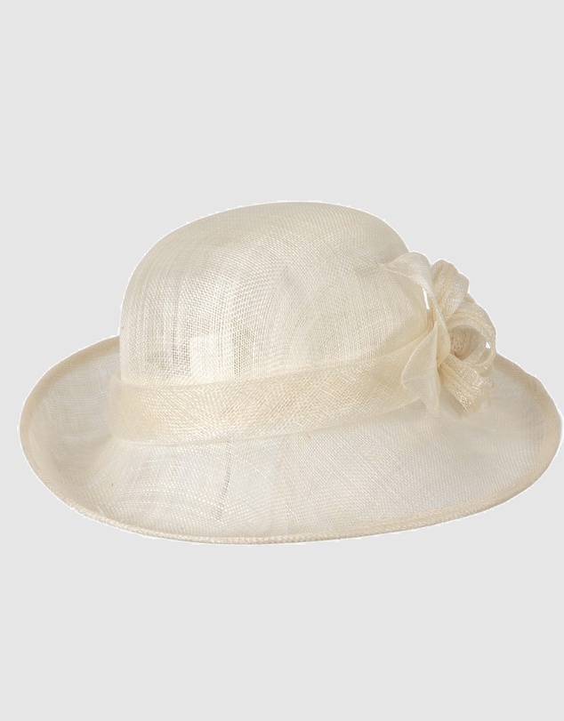 Max Alexander - Sinamay cream Fashion Hat