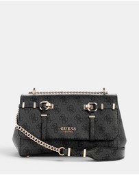 GUESS - Leona Convertible Crossbody Flap Bag