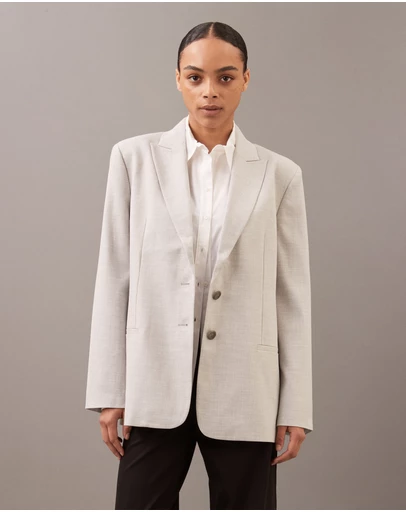 Calvin Klein - Melange Flannel Blazer