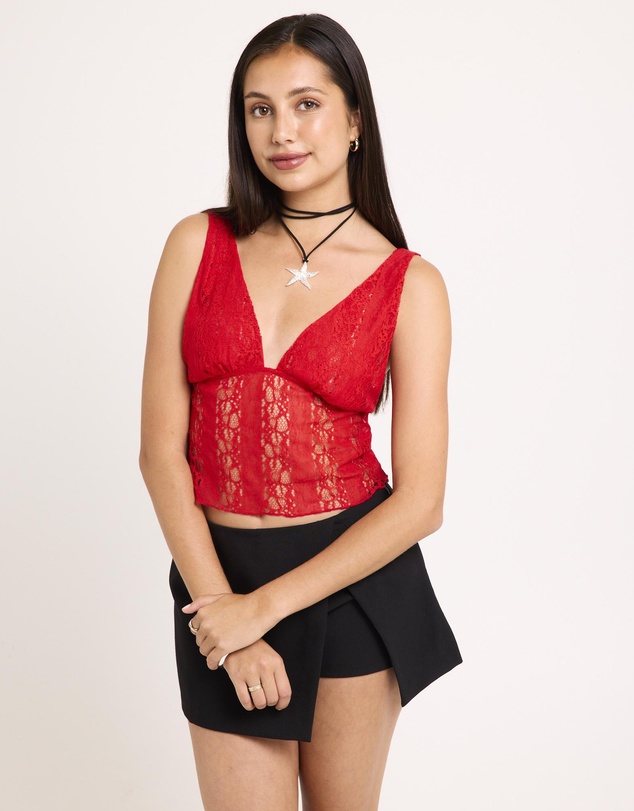 Alice In The Eve - Colette Lace Tank Top