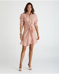 Heaven Australia - Wrap Front Shirt Dress