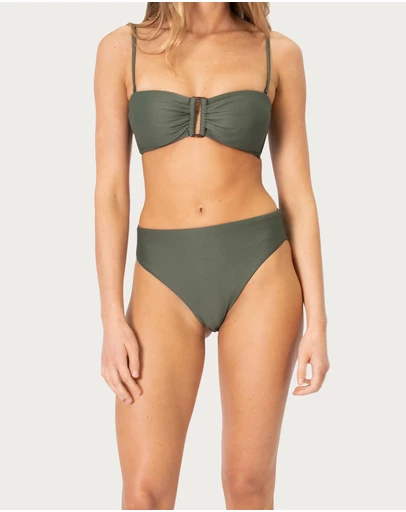 Baku Swimwear - Rococco High Waist Cheeky Bikini Bottom
