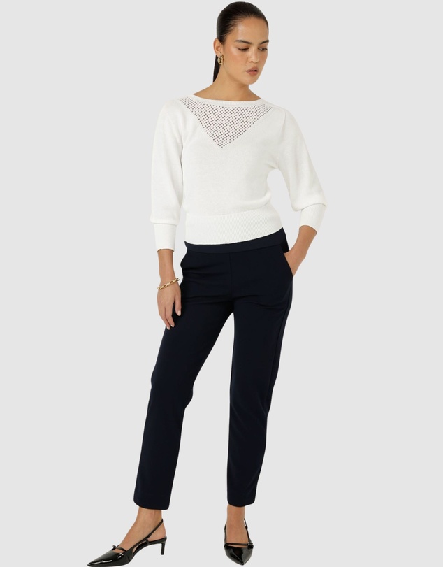SACHA DRAKE - Chloe 3/4 Sleeve Knit Top