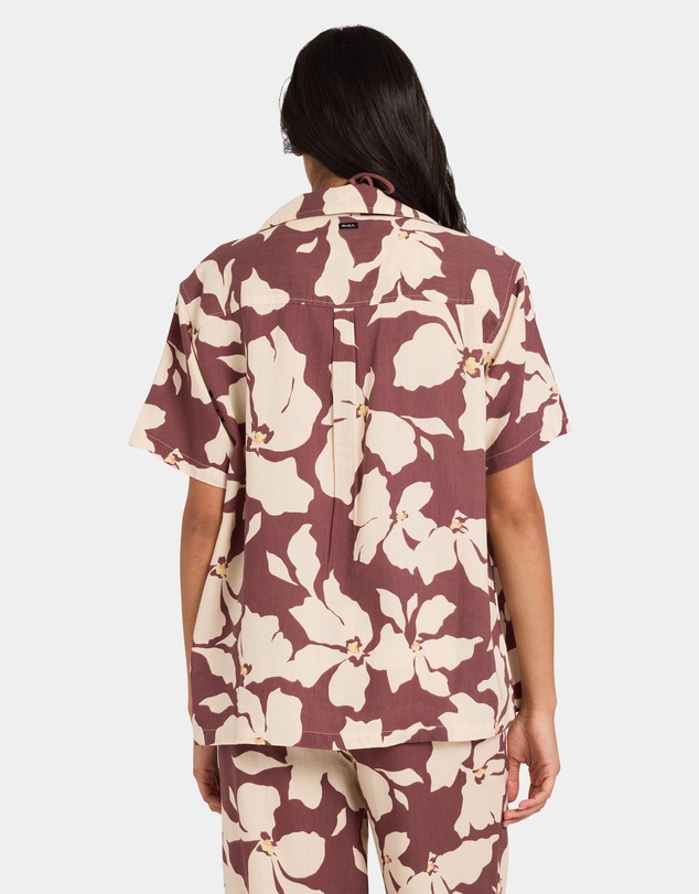 RVCA - Womens Rhi Overshirt Short Sleeve Shirt
