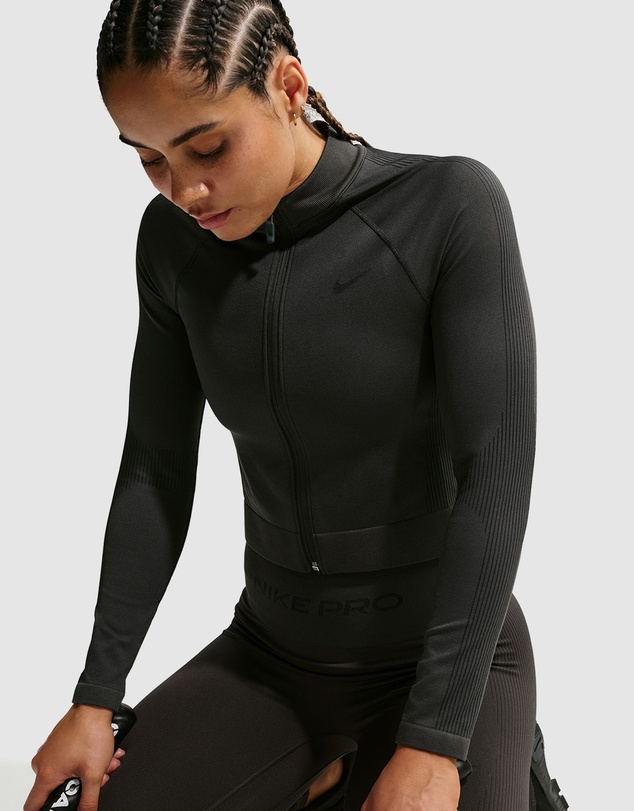 Nike - Pro Seamless Full-Zip Training Top