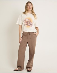 Subtitled - Lenny Linen Patch Pocket Pants