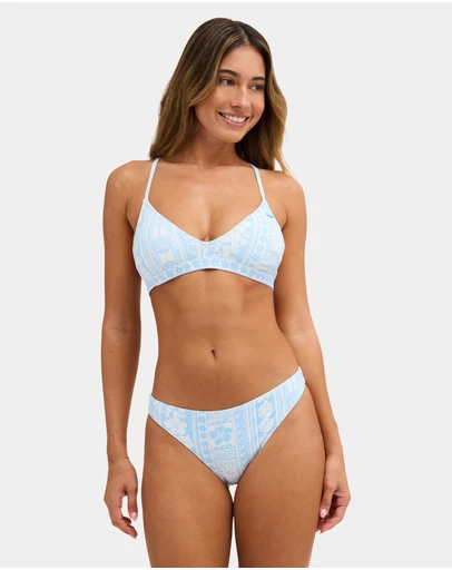 Roxy - Womens Florita Athletic Tri Bikini Top