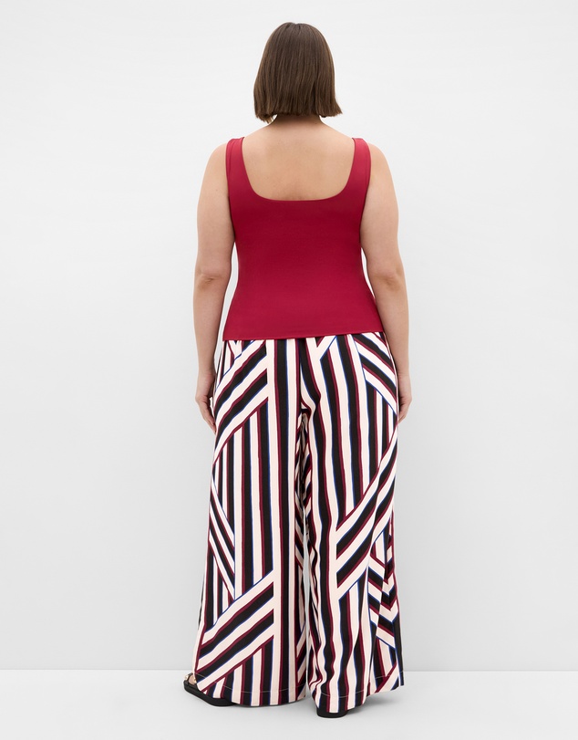 City Chic - Plus size Arami Strap Detail Top - light berry