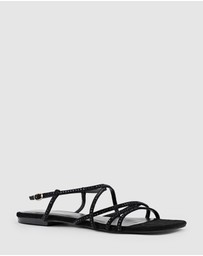 Edward Meller - SAMILLE Strappy Crystal Sandal