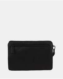 Pierre Cardin - Pierre Cardin Leather Men's Multi Compartment Organiser Bag