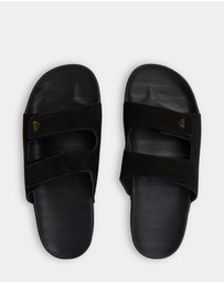 Quiksilver - Mens Sunset Nubuck Double Adjustable Slides