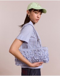 Damson Madder - Sophia Ruffle Baguette Bag