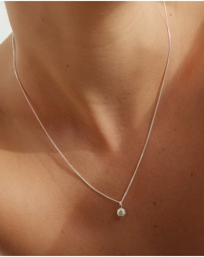 Kirstin Ash - Birthstone Necklace July Ruby