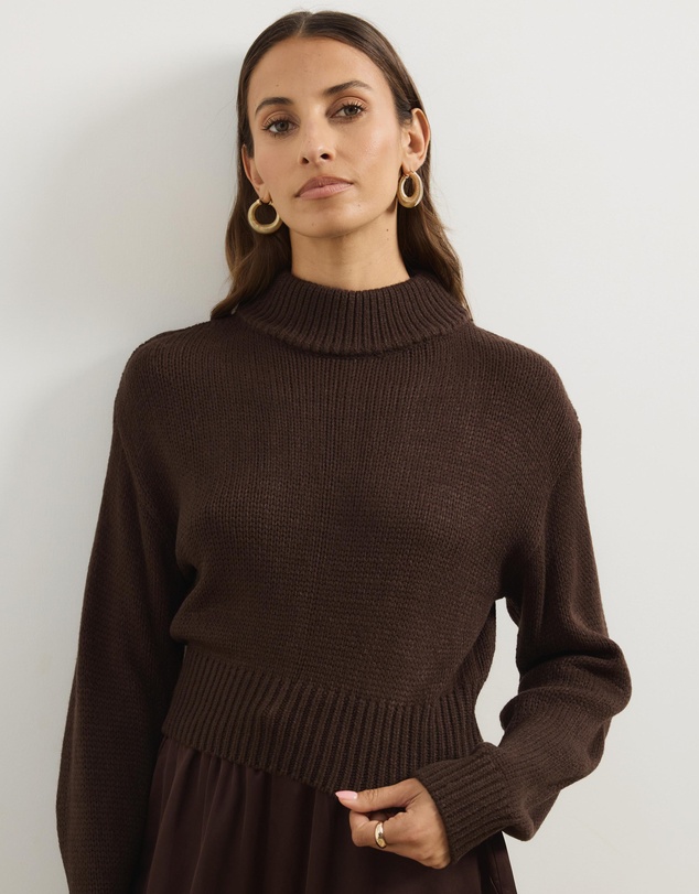 Atmos&Here - Zulu Textured Roll Neck Jumper