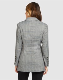Belle & Bloom - Too Cool For Work Plaid Blazer