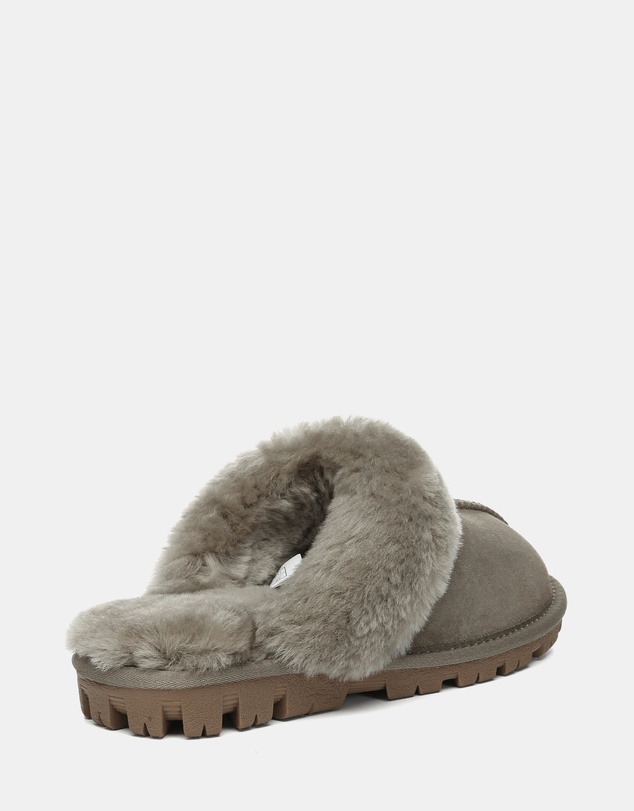 EVERAU - Australian Shepherd Ugg Waffle Slipper Sheepskin Upper House Shoes