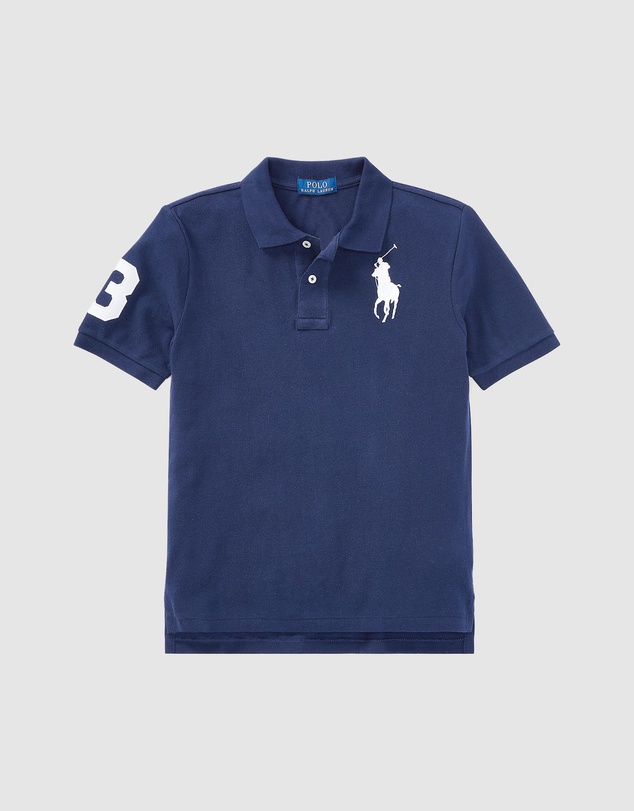 Polo Ralph Lauren - Big Pony Cotton Mesh Polo Shirt - Teens