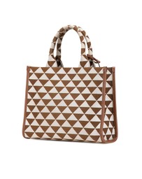 Pre-Loved by Azura Reborn - Pre-Loved prada Triangle Jacquard Tote