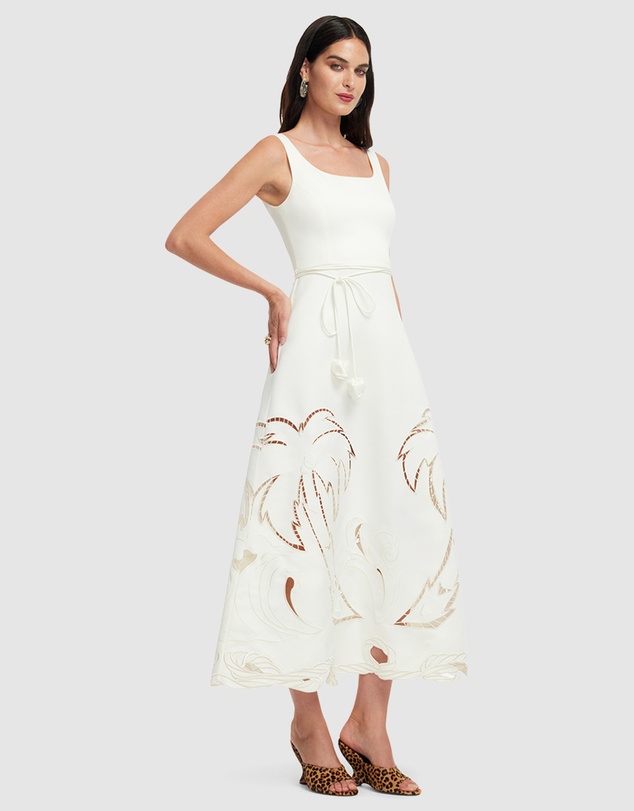 LEO LIN - Serafina Applique Maxi Dress