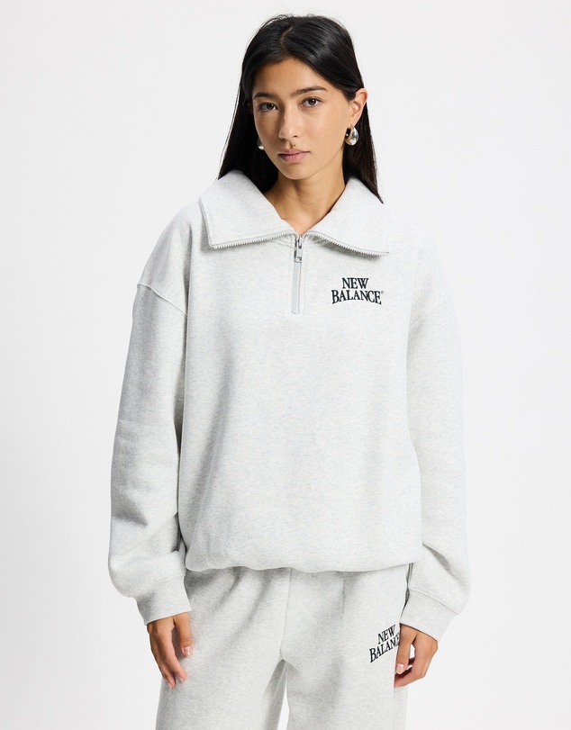 New Balance - Trackside Fleece Half Zip Sweat