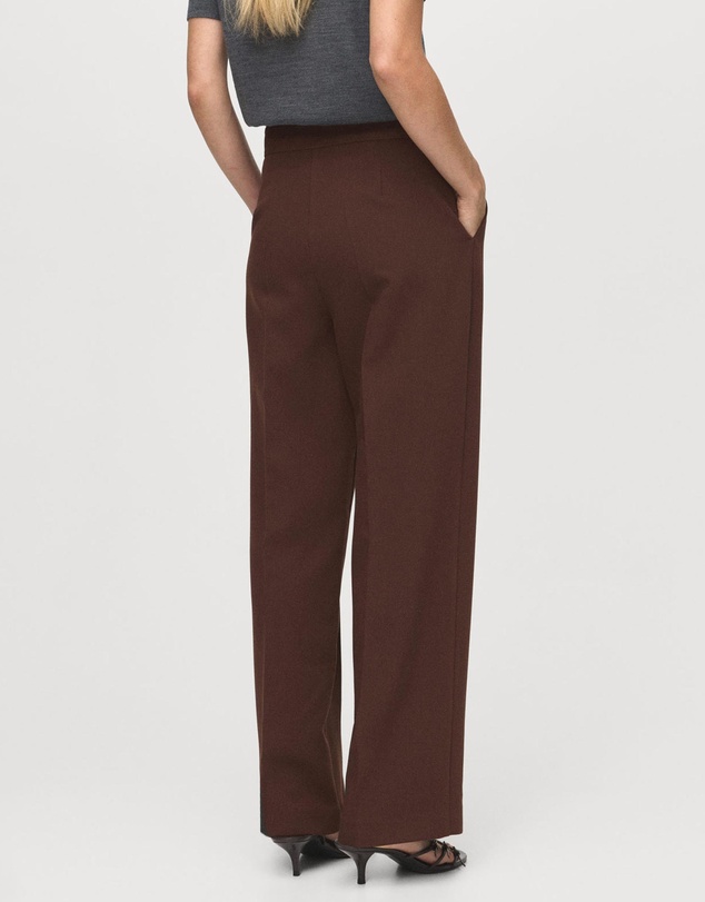 M.N.G - High-Waist Straight Trousers