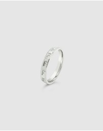 Ichu - Personalised Letter F Ring