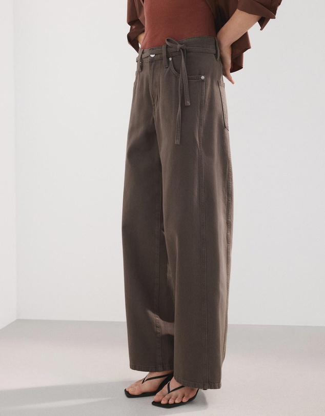 M.N.G - Wide-Leg Jeans With Drawstring
