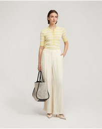 Oxford - Maja Striped Button Knit