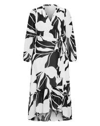 City Chic - Enthral Me Print Maxi Dress