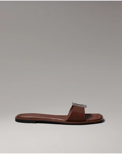 Calvin Klein - Leather Slides