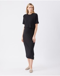 Ripe Maternity - Ivy Rib Nursing Dress